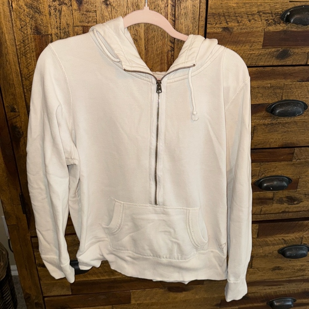 american eagle half zip with pocket size XL